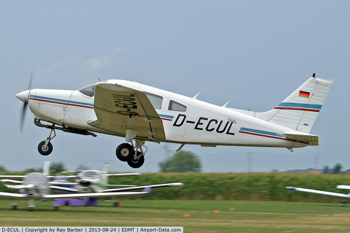 D-ECUL, Piper PA-28-161 C/N 288316010, Piper PA-28-161 Warrior II [28-8316010] Tannheim~24/08/2013