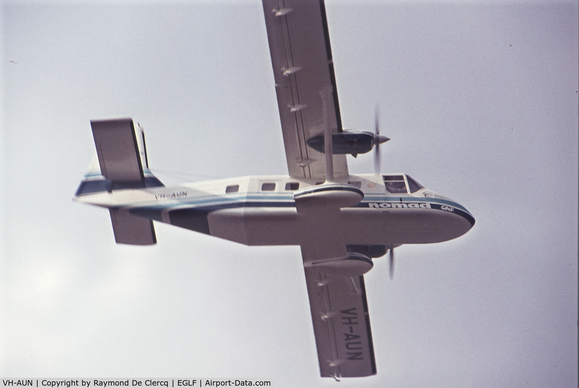 VH-AUN, 1976 GAF N22B Nomad C/N N22B-026, September 1976 Airshow
