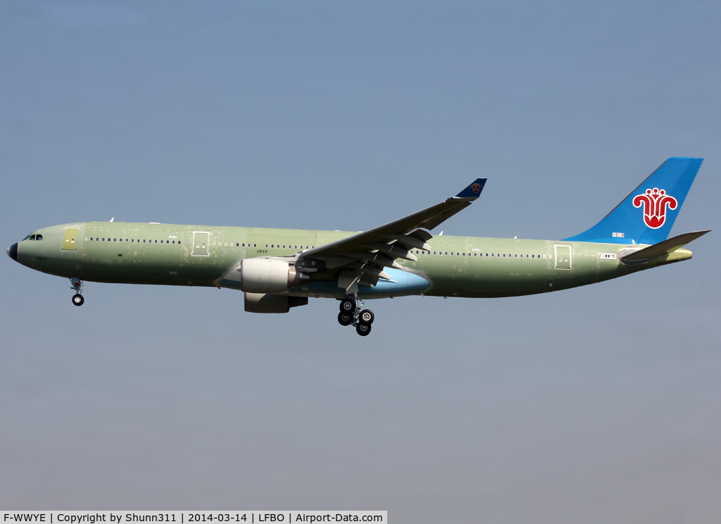 F-WWYE, 2014 Airbus A330-323 C/N 1519, C/n 1519 - For China Southern Airlines