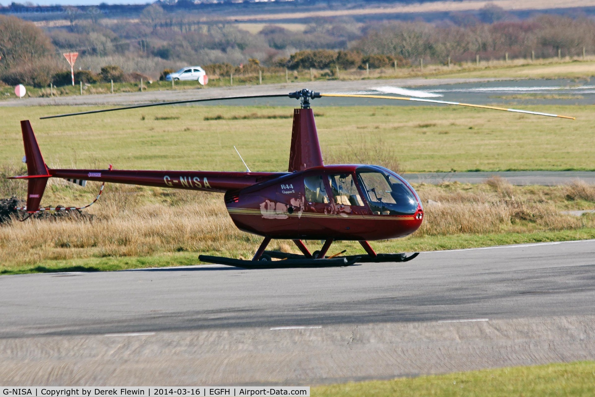 G-NISA, 2010 Robinson R44 Clipper II C/N 12881, R44 seen at EGFH.