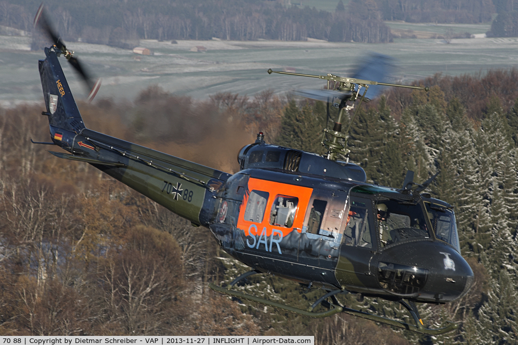 70 88, Bell (Dornier) UH-1D Iroquois (205) C/N 8148, UH1 German Air Force