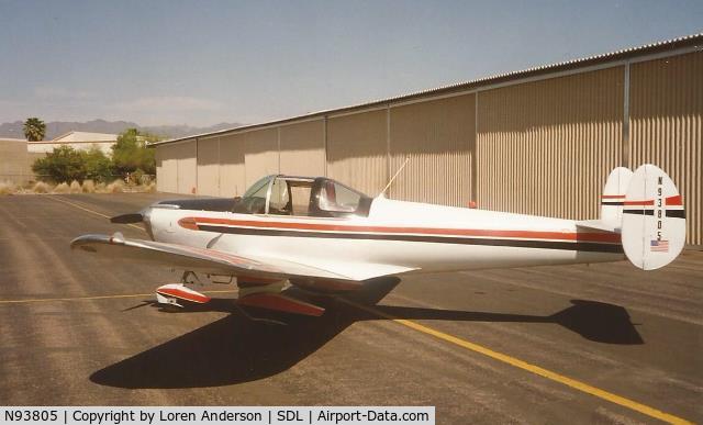 N93805, 1946 Erco 415C Ercoupe C/N 1128, Taken at Scottsdale AZ Airport.
