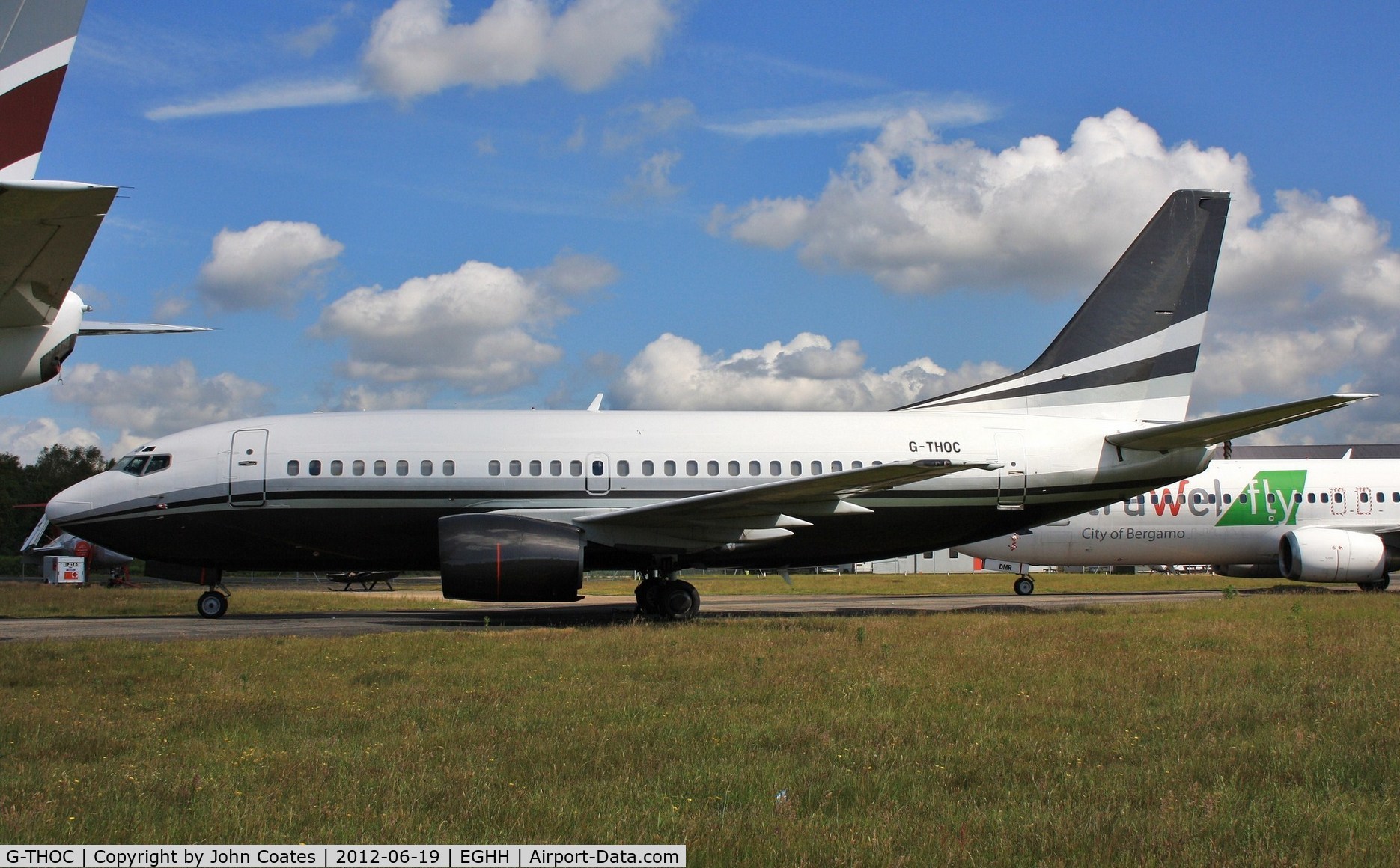 G-THOC, 1990 Boeing 737-59D C/N 24694, At European