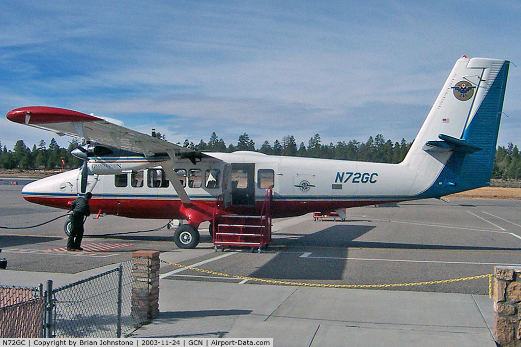N72GC, 1969 De Havilland Canada DHC-6-300 Twin Otter C/N 264, N72GC DHC-6-300 Vistaliner Grand Canyon Airlines GCN 24.11.03