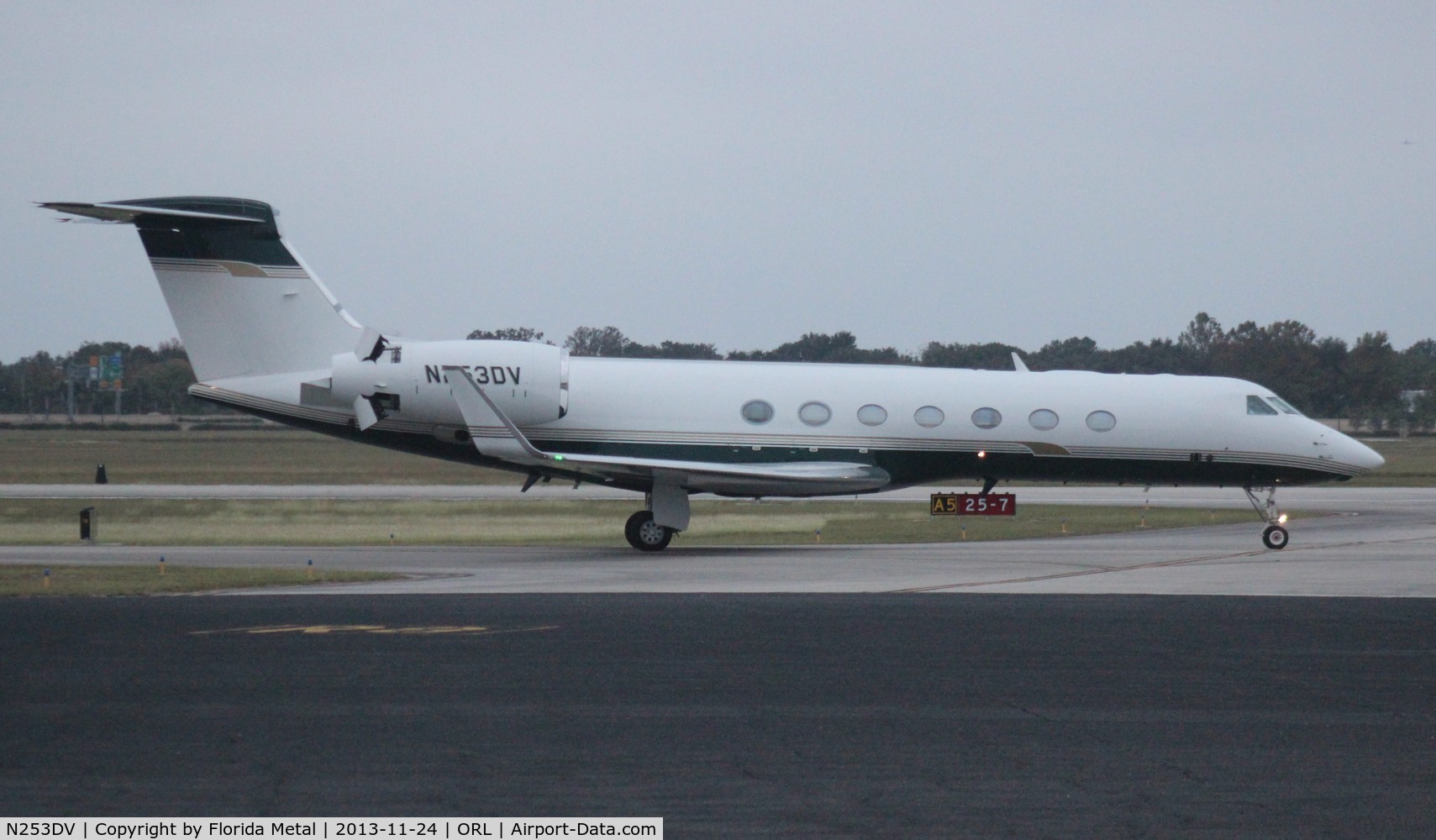 N253DV, Gulfstream Aerospace GV-SP (G550) C/N 5257, Gulfstream 550