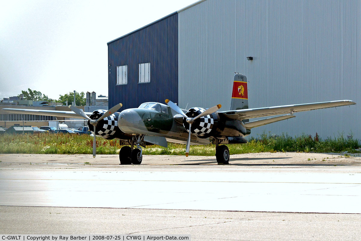 C-GWLT, 1944 Douglas A-26B Invader C/N 28057, Douglas A-26B Invader [28057] Winnipeg-International~C 25/07/2008
