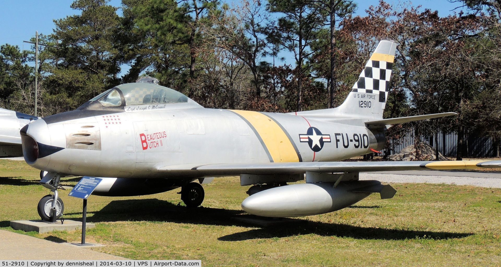 51-2910, 1951 North American F-86F-1-NA Sabre C/N 172.193, NORTH AMERICAN F-86F-1-NA
