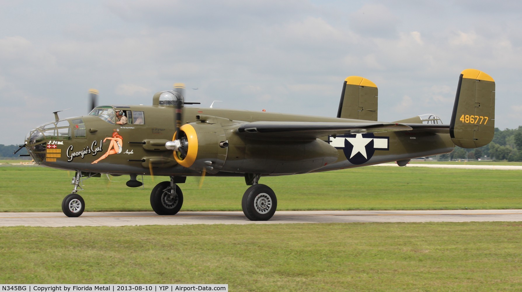 N345BG, 1944 North American TB-25N Mitchell C/N 108-47531, Georgie's Gal