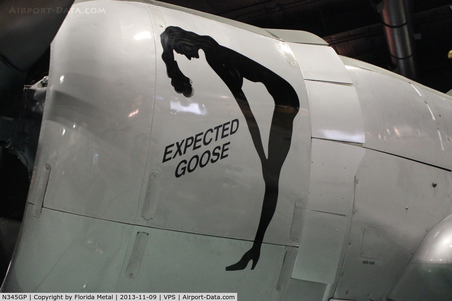 N345GP, Republic P-47N Thunderbolt C/N 539C/1537, Expected Goose P-47 at USAF Armament Museum