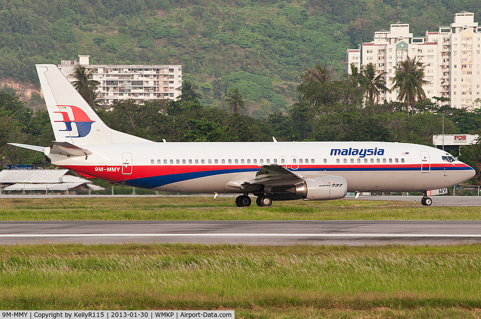 9M-MMY, Boeing 737-4H6 C/N 26455, Penang International - Malaysia Airlines