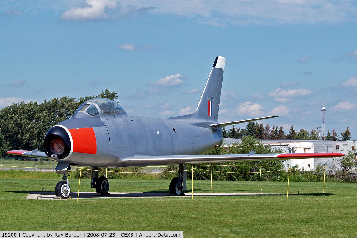 19200, Canadair CL-13 Sabre Mk.3 C/N 100, Canadair CL-13A Sabre Mk3 [100] (Royal Canadian Air Force) Wetaskiwin Regional Airport~C 23/07/2008
