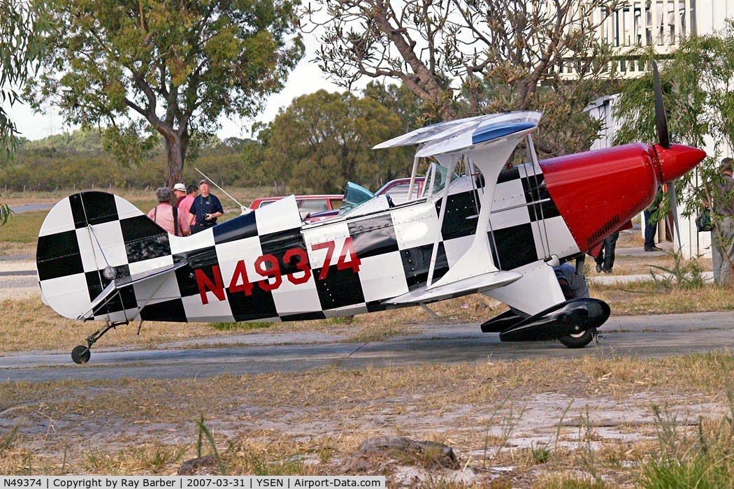 N49374, 1995 Aviat Pitts S-2B Special C/N 5326, Christen S-2B Special [5326] Serpentine~VH 31/03/2007