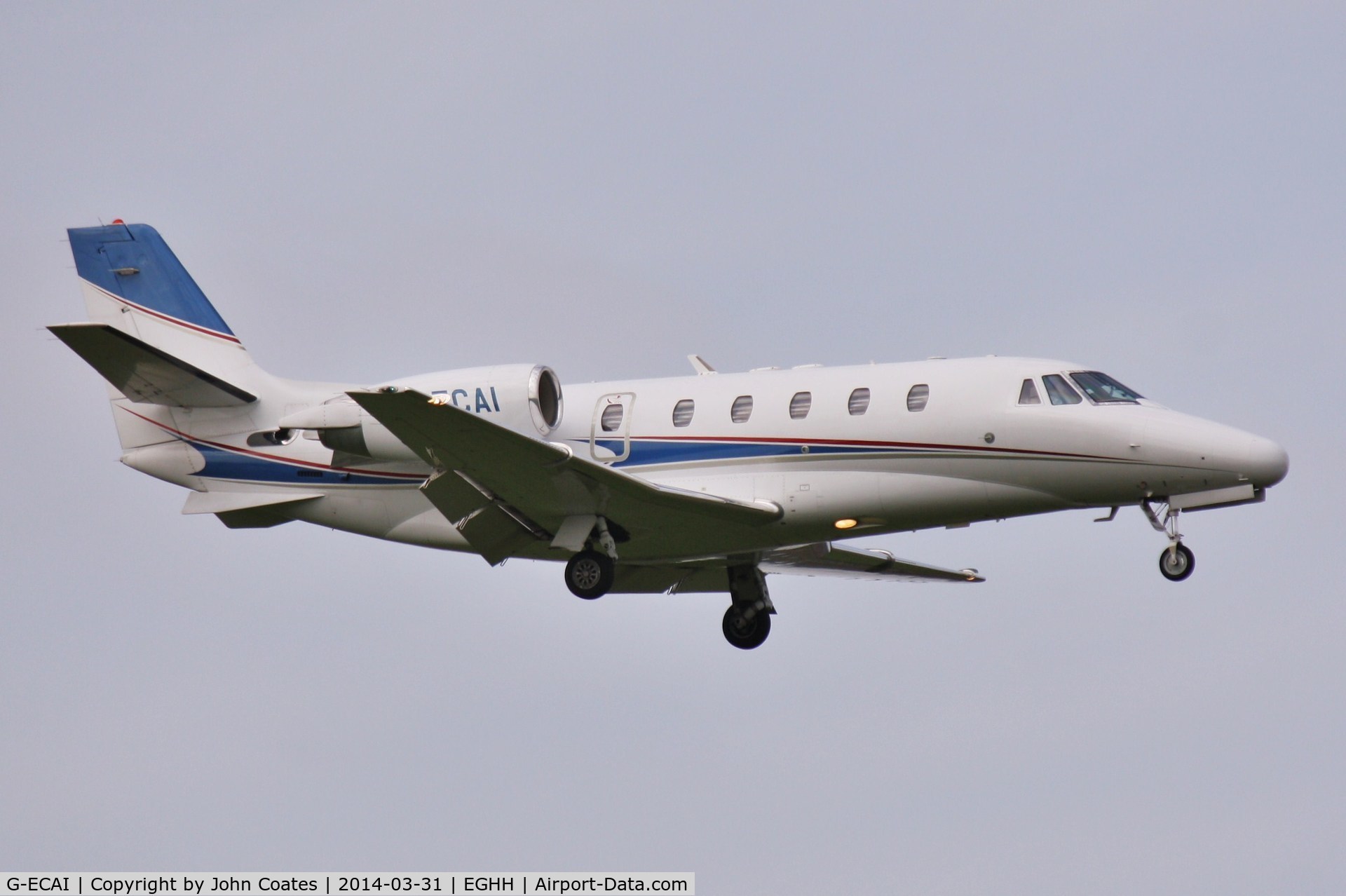 G-ECAI, 2006 Cessna 560XL Citation XLS C/N 560-5631, Finals to 08