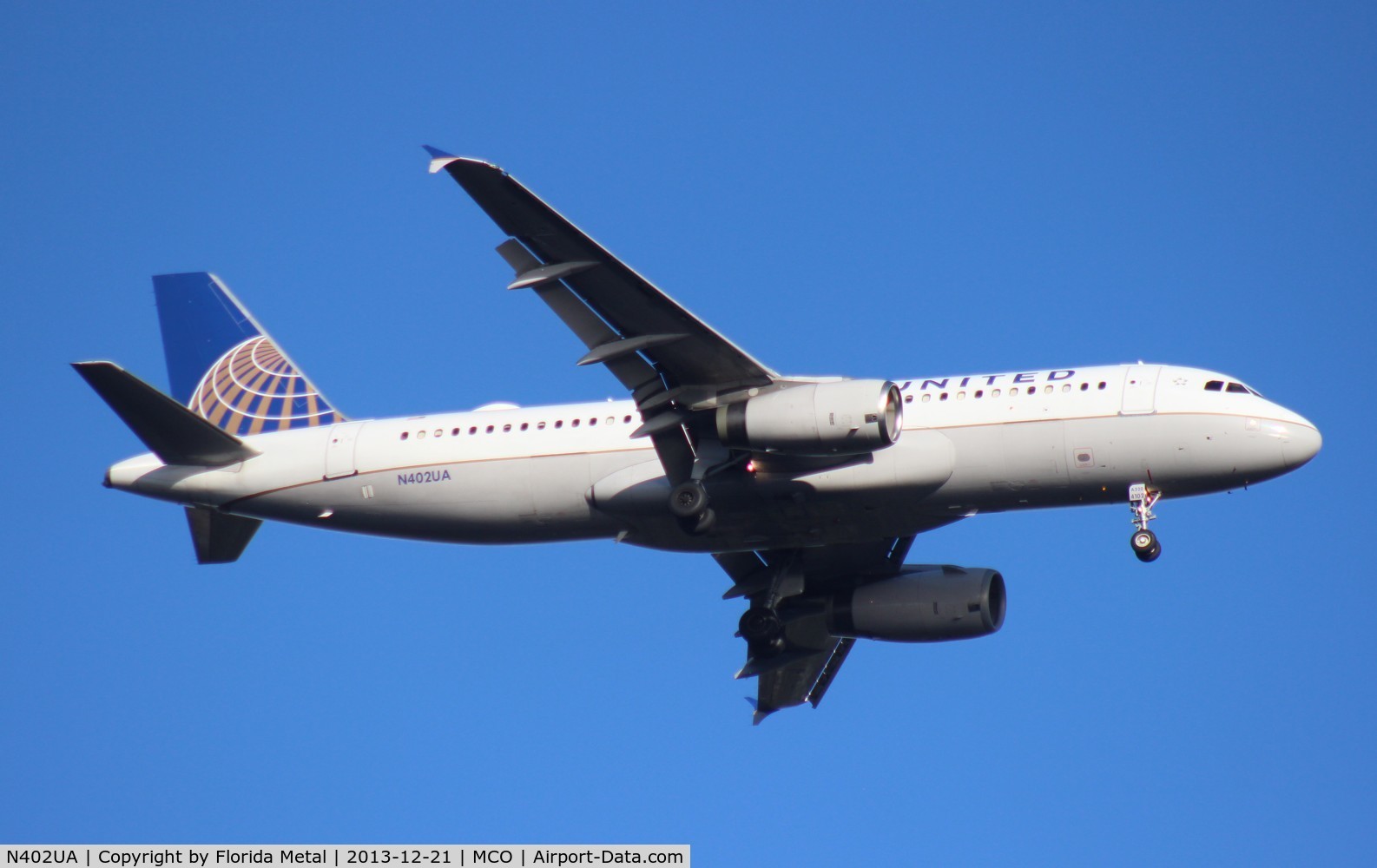 N402UA, 1993 Airbus A320-232 C/N 439, United A320