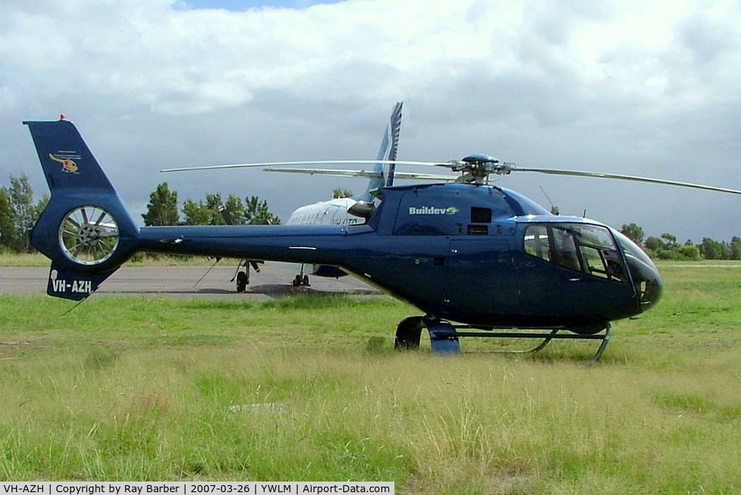 VH-AZH, 1999 Eurocopter EC-120B Colibri C/N 1057, Eurocopter EC.120B Colibri [1057] Newcastle-RAAF Williamtown~VH 26/03/2007. Only registered for just over a month.