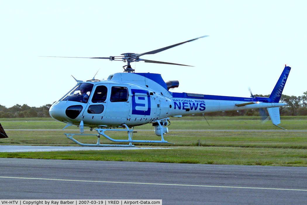 VH-HTV, 2005 Eurocopter AS-350B-3 Ecureuil Ecureuil C/N 3917, Eurocopter AS.350B3 Ecureuil [3917] (National Nine News) Redcliffe~VH 19/03/2007