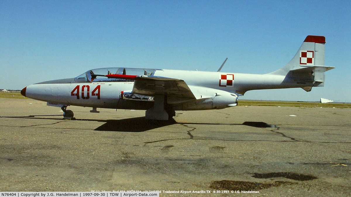 N76404, 1968 PZL-Mielec TS-11 Iskra C/N 1H0404, In Texas