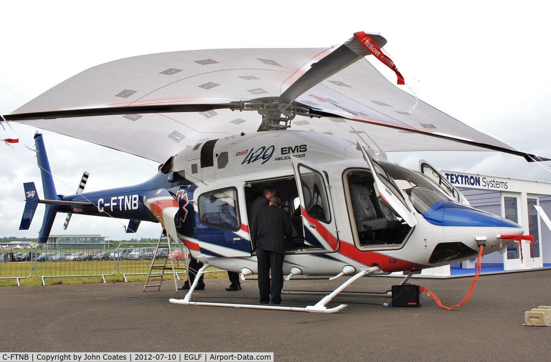 C-FTNB, 2008 Bell 429 GlobalRanger C/N 57002, At FIA 2012
