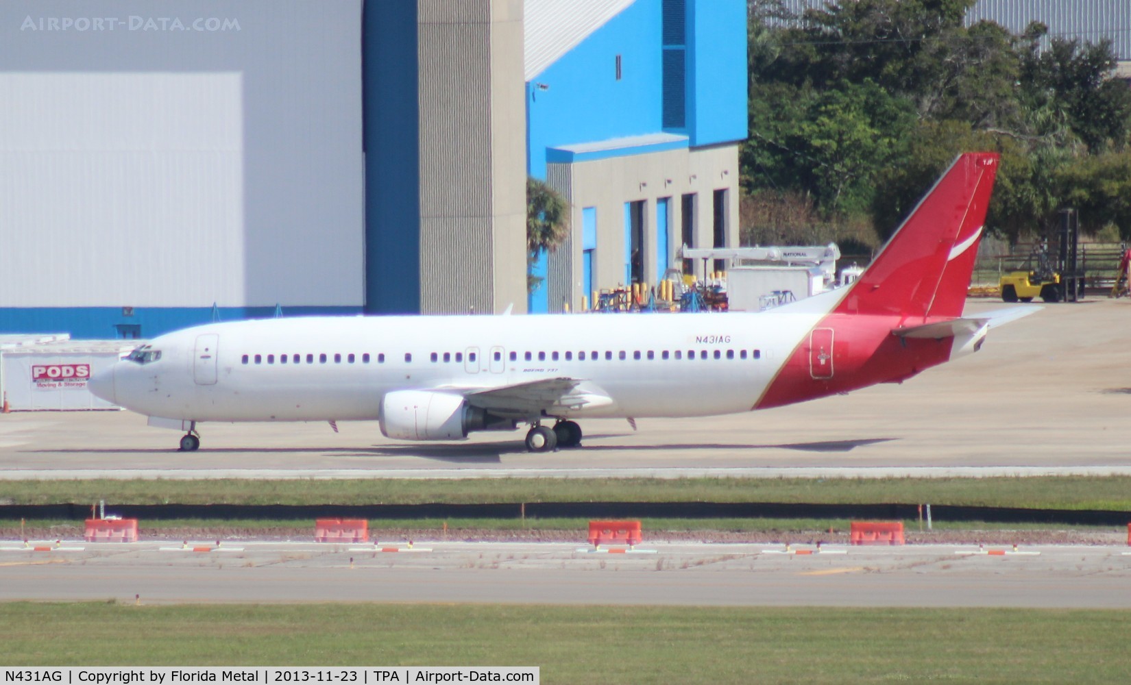 N431AG, 1990 Boeing 737-476 C/N 24431, Ex Qantas 737-400