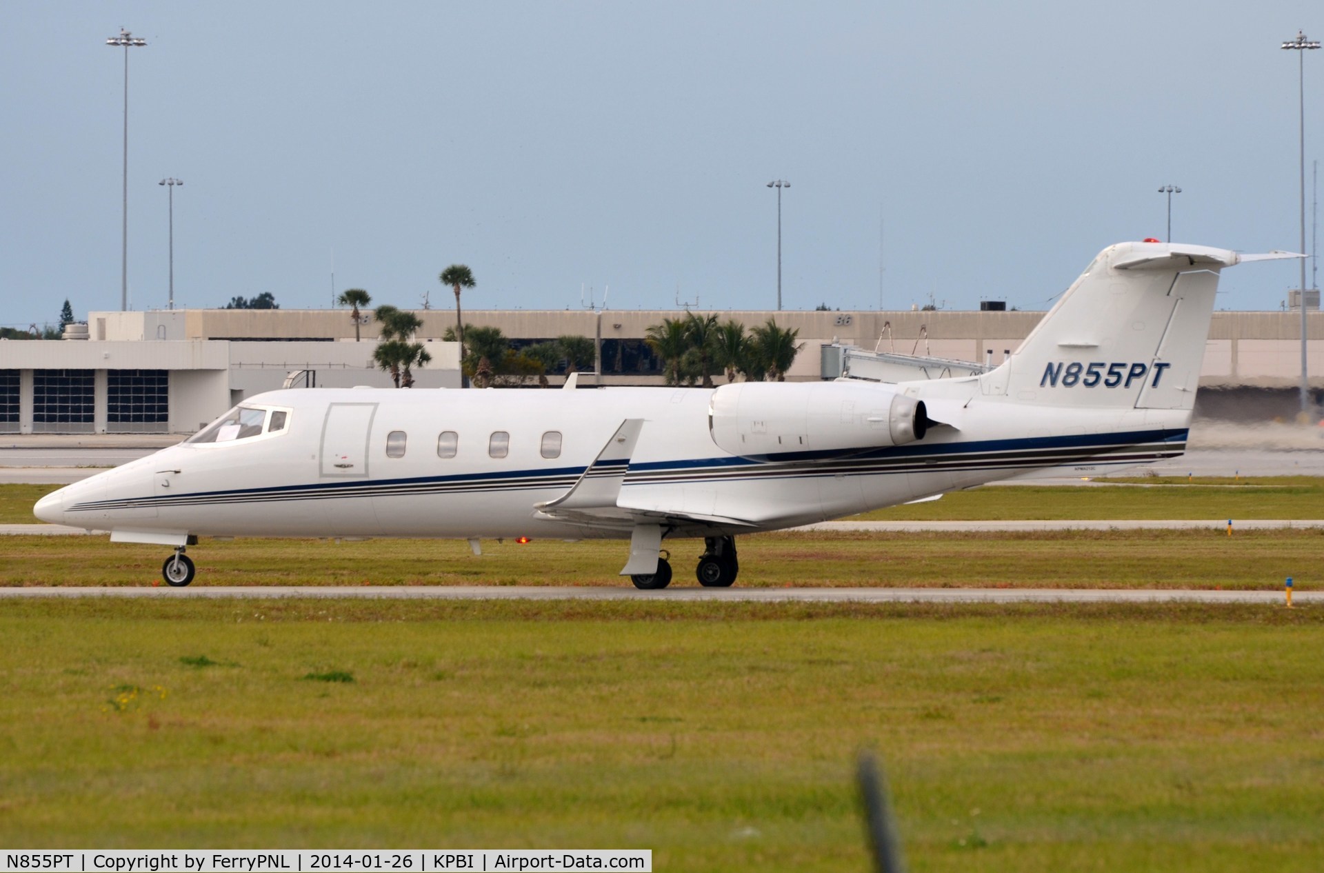 N855PT, Gates Learjet 55 C/N 046, Ventura Air Service Inc Lj55
