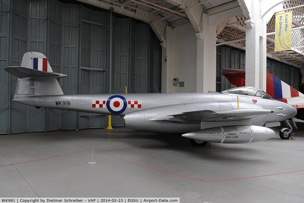 WK991, Gloster Meteor F.8 C/N Not found Wk991, RAF Gloster Meteor
