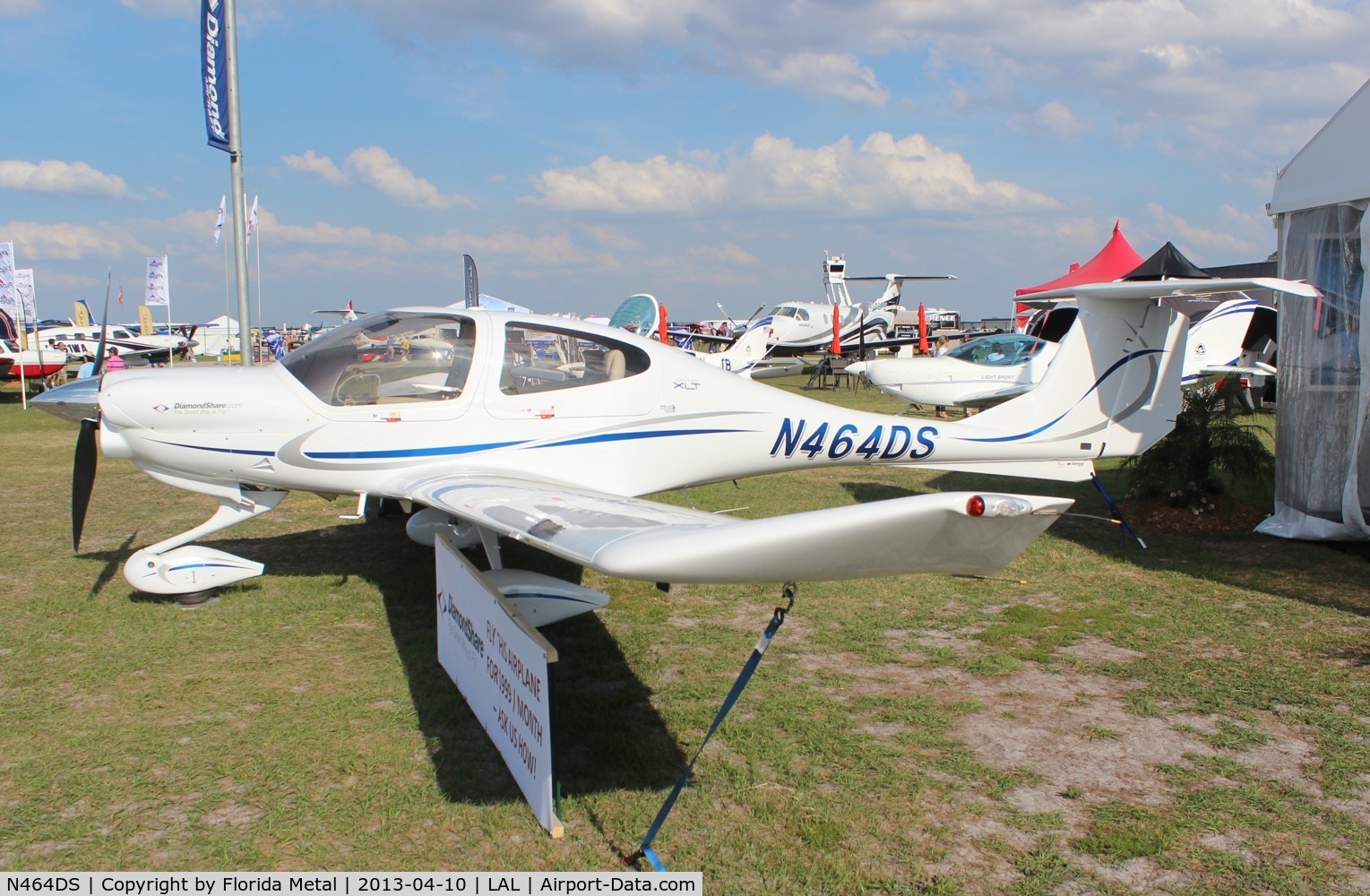 N464DS, 2013 Diamond DA-40 Diamond Star C/N 40.1167, Diamond DA40