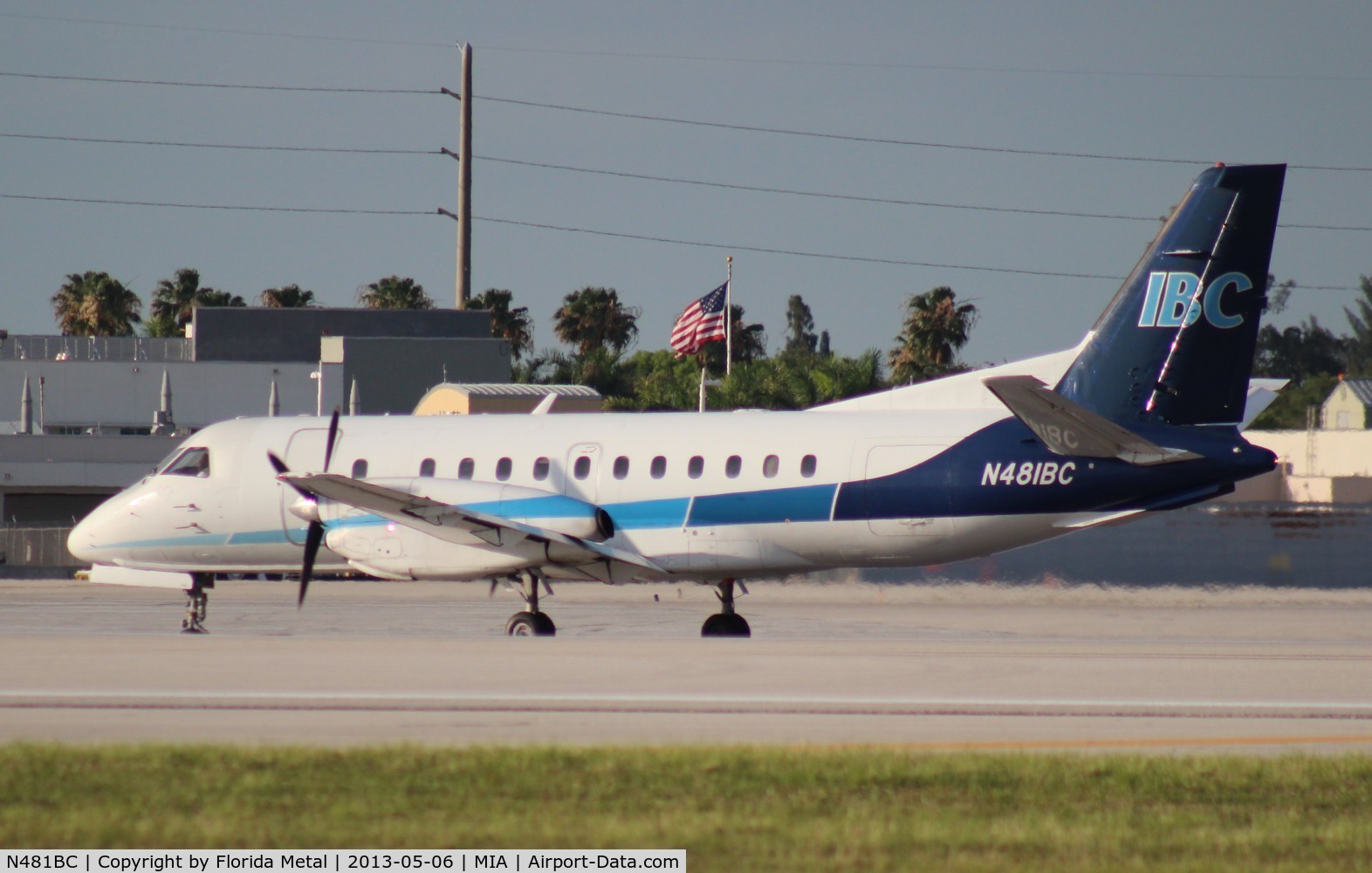 N481BC, 1991 Saab 340B C/N 340B-274, IBC Saab 340