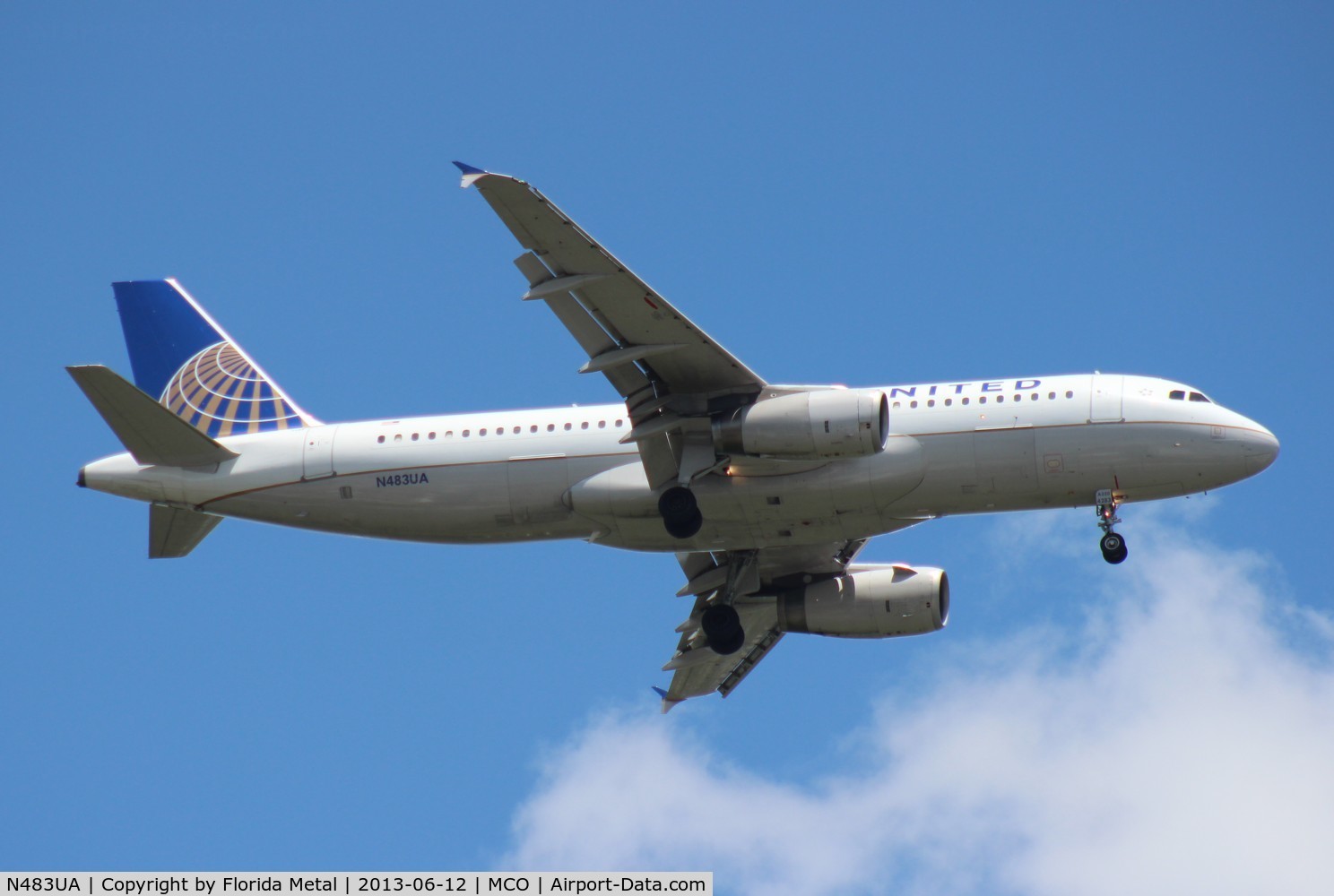 N483UA, 2001 Airbus A320-232 C/N 1586, United A320