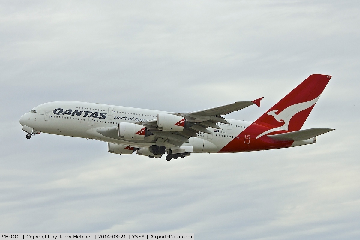 VH-OQJ, 2010 Airbus A380-842 C/N 062, 2010 Airbus A380-842, c/n: 062 at Sydney