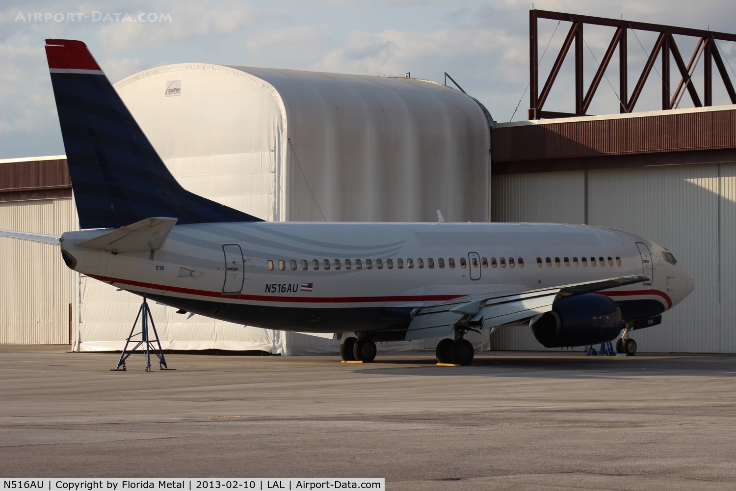 N516AU, 1987 Boeing 737-3B7 C/N 23702, US Airways 737-300