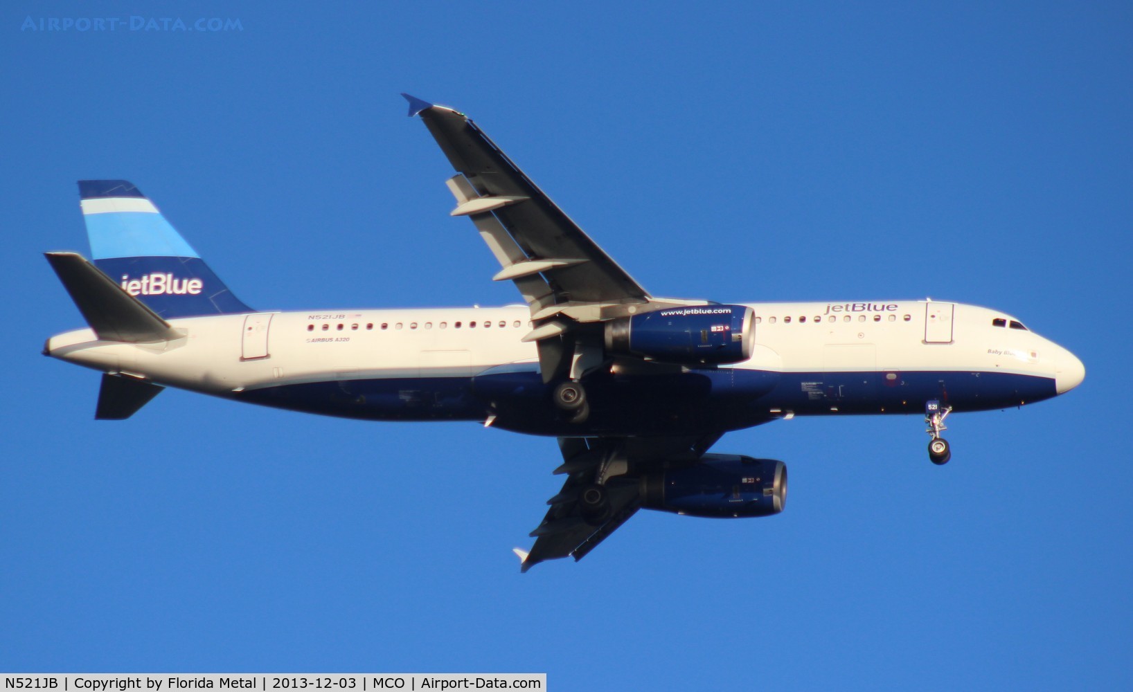 N521JB, 2001 Airbus A320-232 C/N 1452, Jet Blue A320