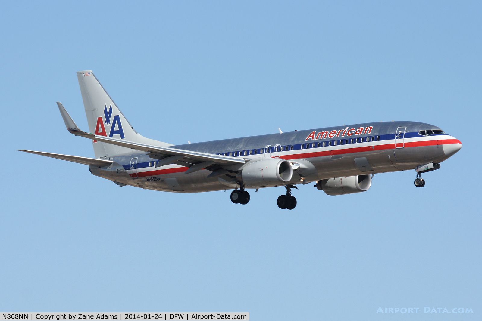N868NN, 2011 Boeing 737-823 C/N 40763, American Airlines at DFW Airport