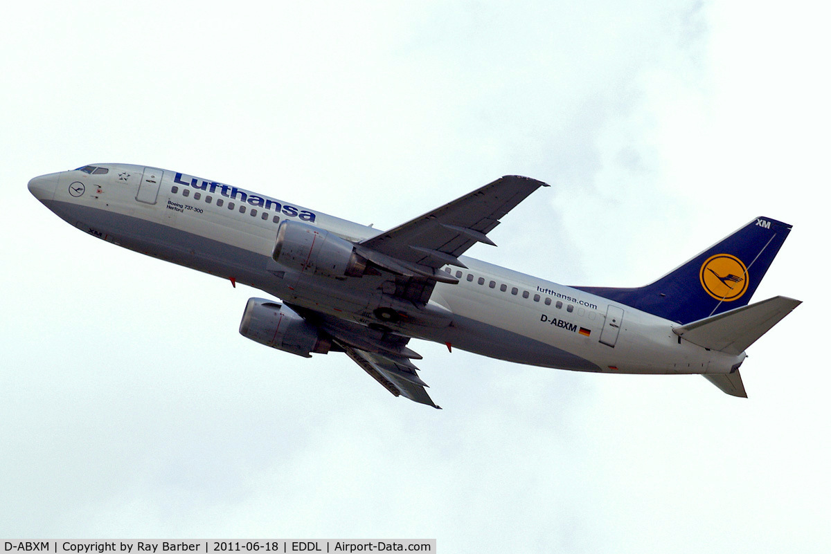 D-ABXM, 1987 Boeing 737-330 C/N 23871, Boeing 737-330 [23871] (Lufthansa) Dusseldorf~D 18/06/2011