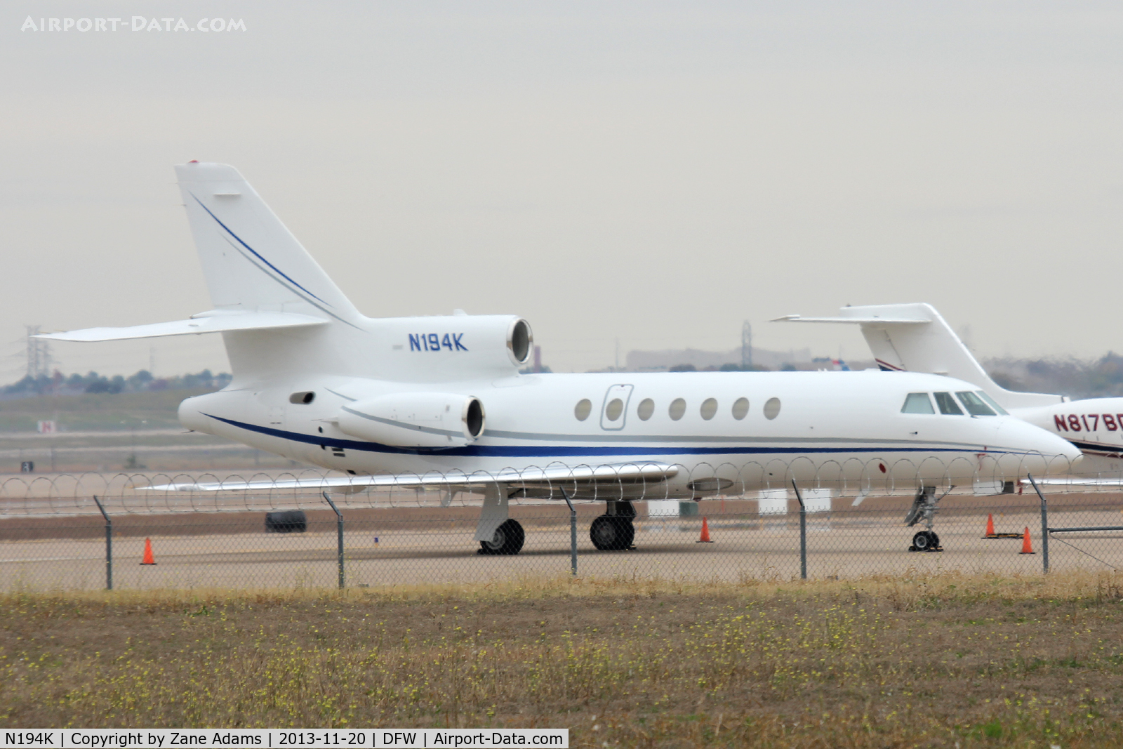 N194K, Dassault Falcon 50 C/N 194, At DFW Airport