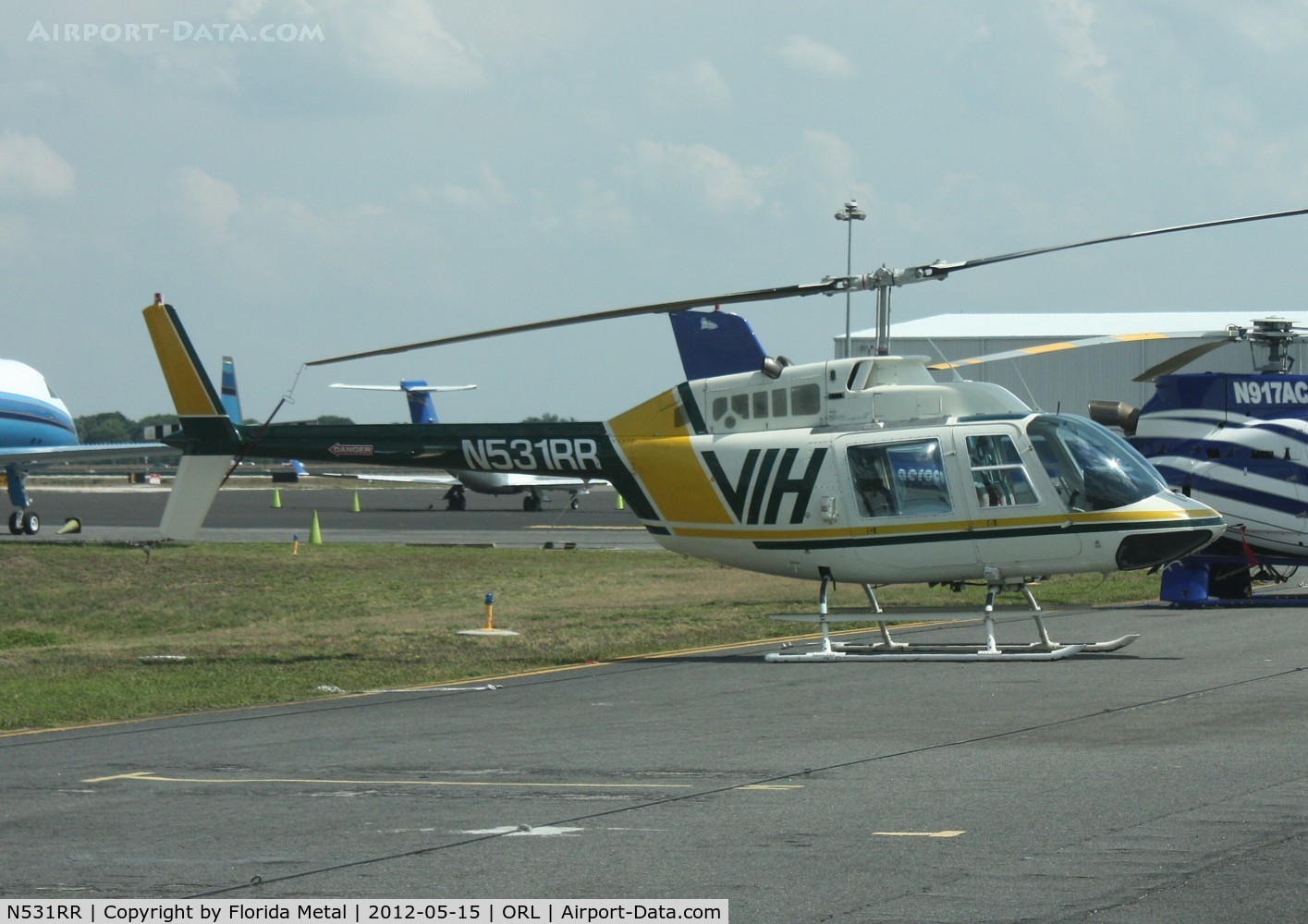 N531RR, 1972 Bell 206B JetRanger II C/N 839, Still in the colors of Vancouver Island Helicopters