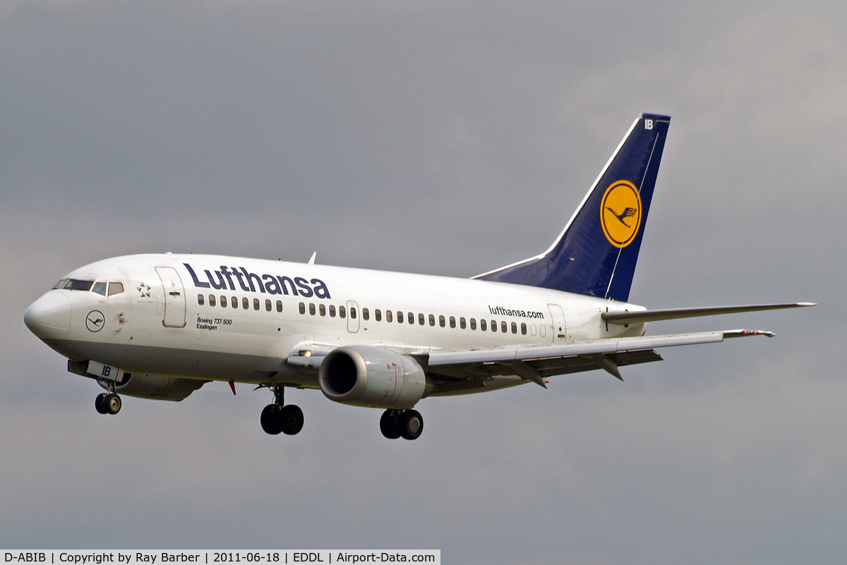 D-ABIB, 1990 Boeing 737-530 C/N 24816, Boeing 737-530 [24816] (Lufthansa) Dusseldorf~D 18/06/2011