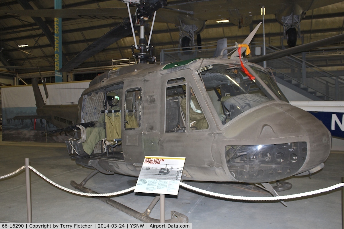 66-16290, 1966 Bell UH-1H Iroquois C/N 5984, Displayed at the  Australian Fleet Air Arm Museum,  a military aerospace museum located at the naval air station HMAS Albatross, near Nowra, New South Wales