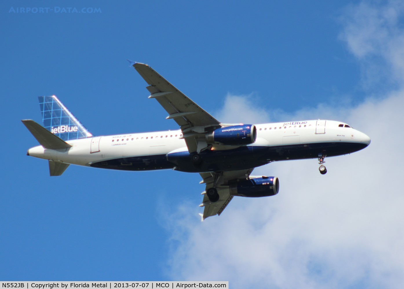 N552JB, 2002 Airbus A320-232 C/N 1861, Jet Blue A320