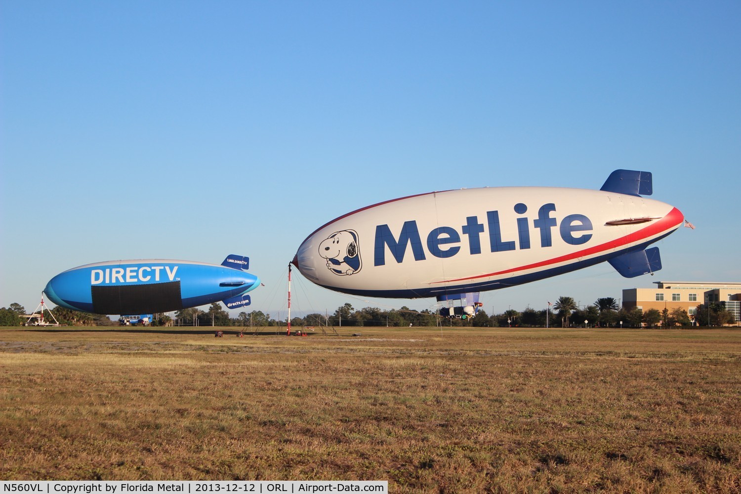 N560VL, 1991 American Blimp Corp A60R C/N 005, Snoopy One with Direct TV