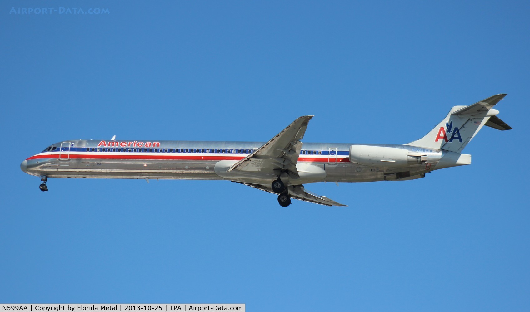N599AA, 1992 McDonnell Douglas MD-83 (DC-9-83) C/N 53289, American MD-83