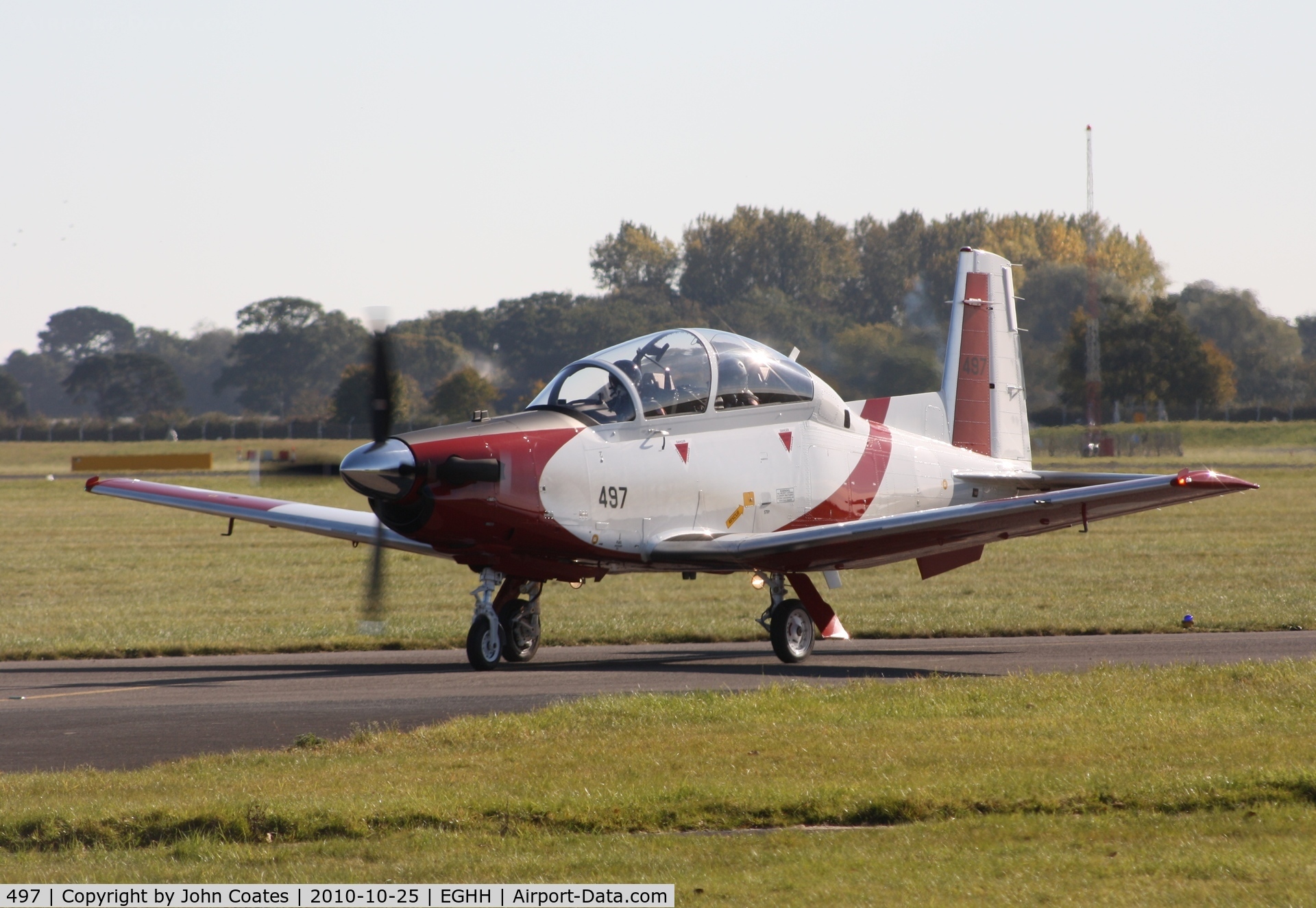 497, 2010 Hawker Beechcraft T-6A Efroni C/N PI-16, Stopping at Signatures during delivery