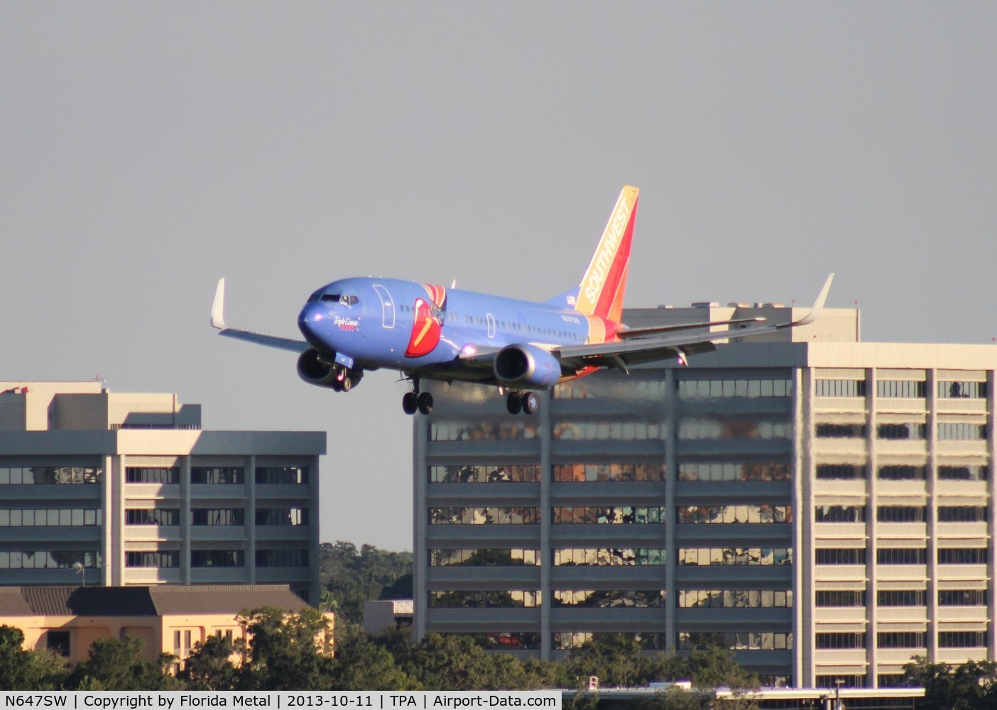 N647SW, 1997 Boeing 737-3H4 C/N 27717, Southwest Triple Crown 737-300