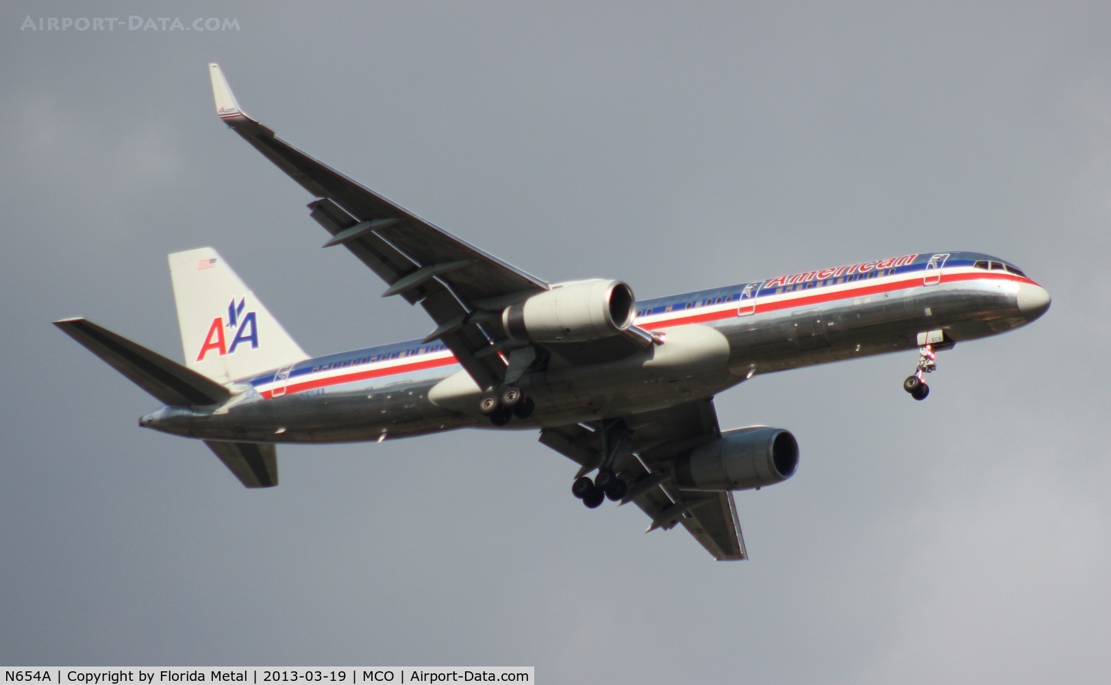 N654A, 1991 Boeing 757-223 C/N 24612, American 757-200