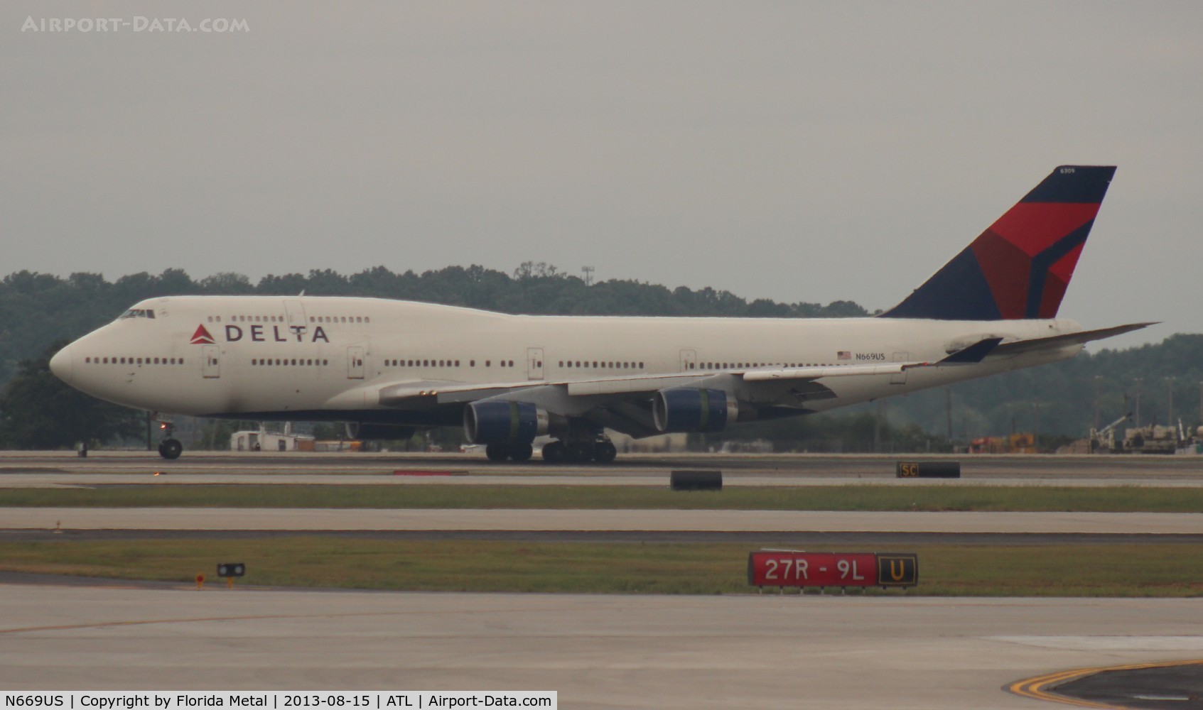 N669US, 1990 Boeing 747-451 C/N 24224, Delta 747-400