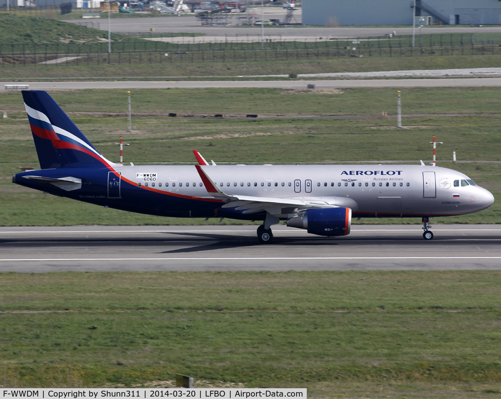 F-WWDM, 2014 Airbus A320-214 C/N 6060, C/n 6060 - To be VQ-BSL