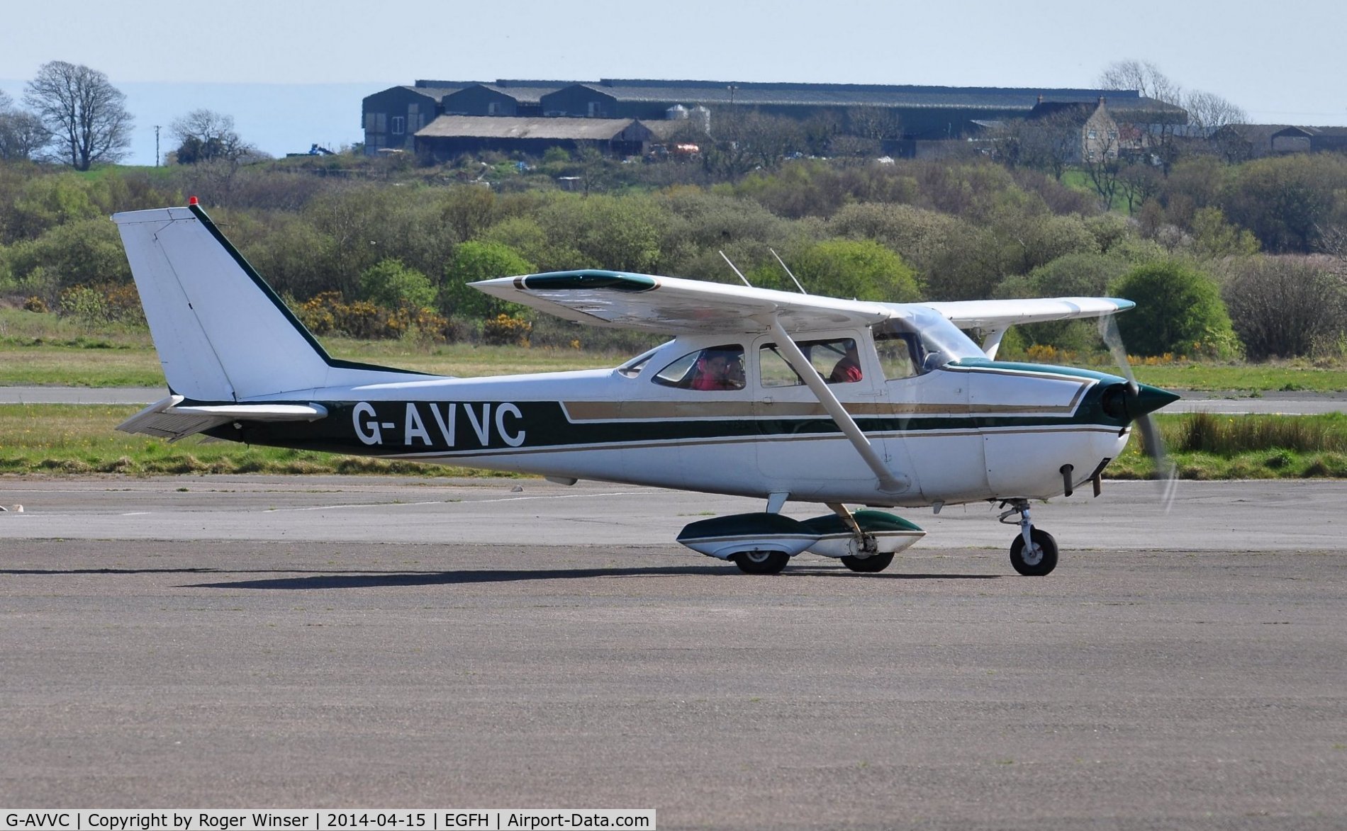G-AVVC, 1967 Reims F172H Skyhawk C/N 0443, Visiting Reims/Cessna Skyhawk.