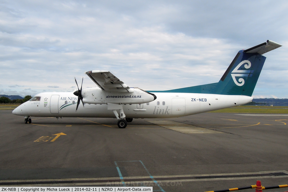 ZK-NEB, 2005 De Havilland Canada DHC-8-311 Dash 8 C/N 615, At Rotorua