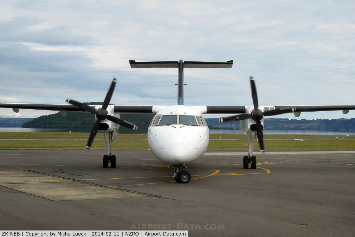ZK-NEB, 2005 De Havilland Canada DHC-8-311 Dash 8 C/N 615, At Rotorua