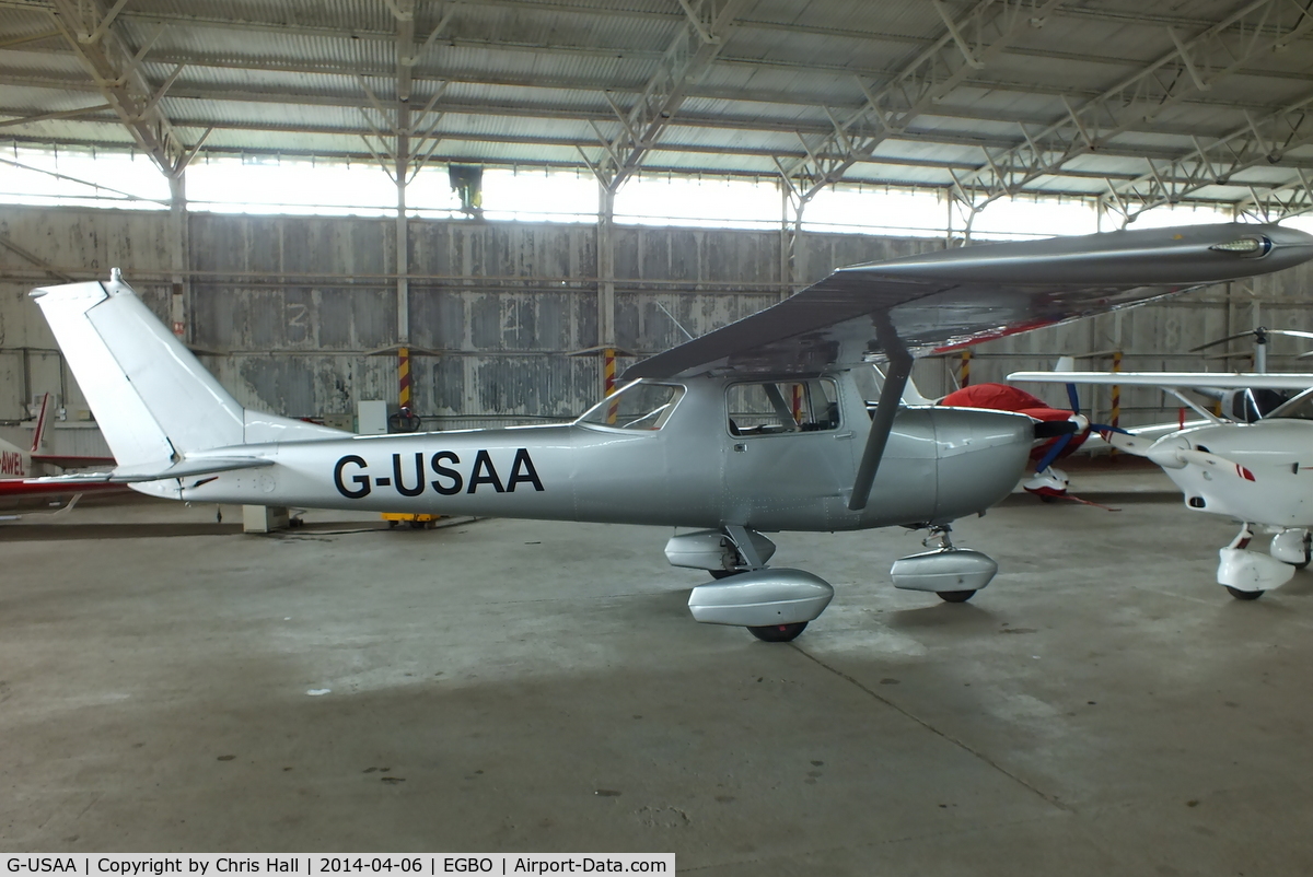 G-USAA, 1967 Reims F150G C/N 0188, now without the nose art