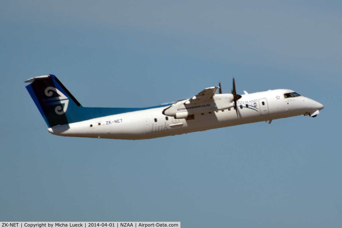 ZK-NET, 2007 De Havilland Canada DHC-8-311 Dash 8 C/N 642, At Auckland